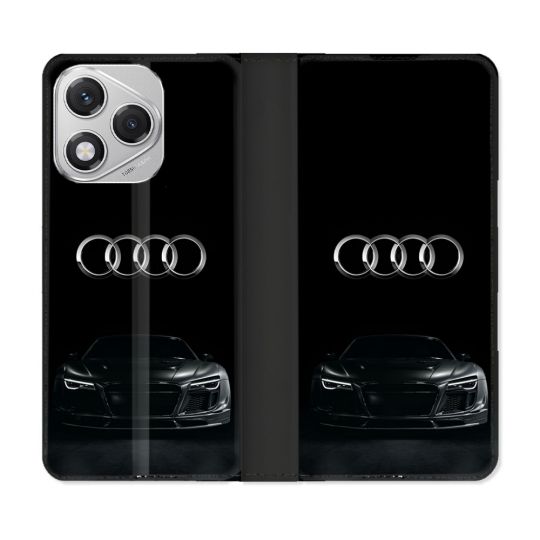 Housse cuir portefeuille Pour Honor 400 Lite 5G Audi