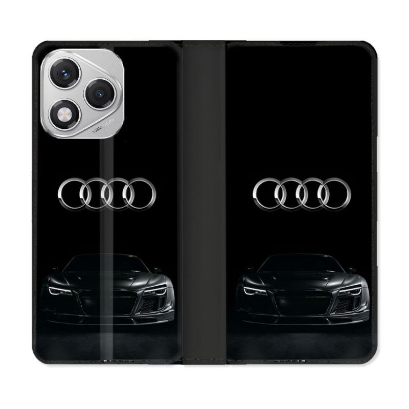 Housse cuir portefeuille Pour Honor 400 Lite 5G Audi