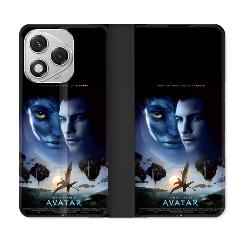 Housse cuir portefeuille Pour Honor 400 Lite 5G Avatar