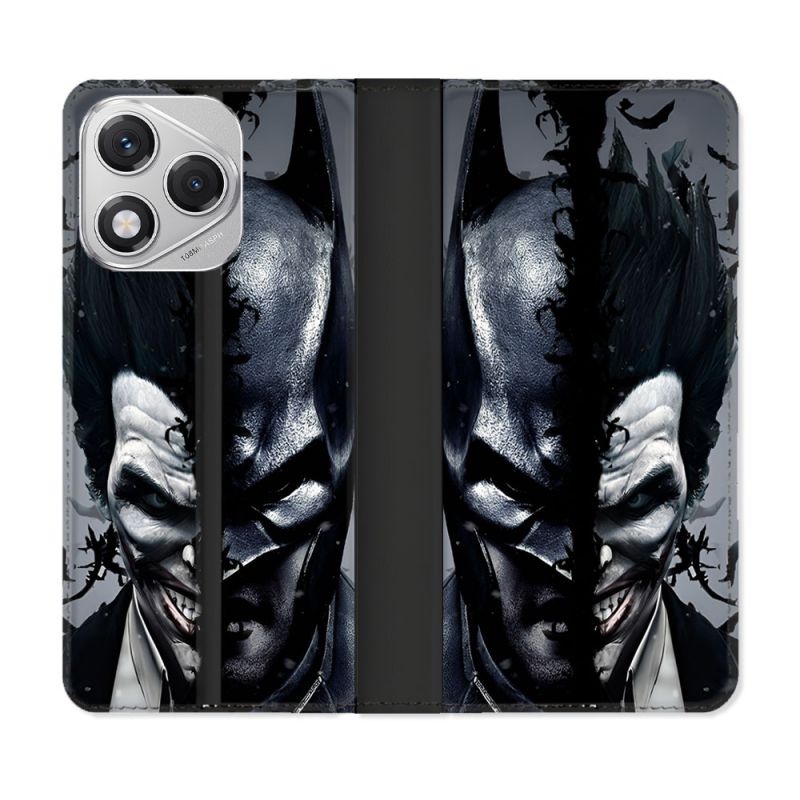 Housse cuir portefeuille Pour Honor 400 Lite 5G Batman Joker