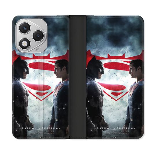 Housse cuir portefeuille Pour Honor 400 Lite 5G Batman VS Superman