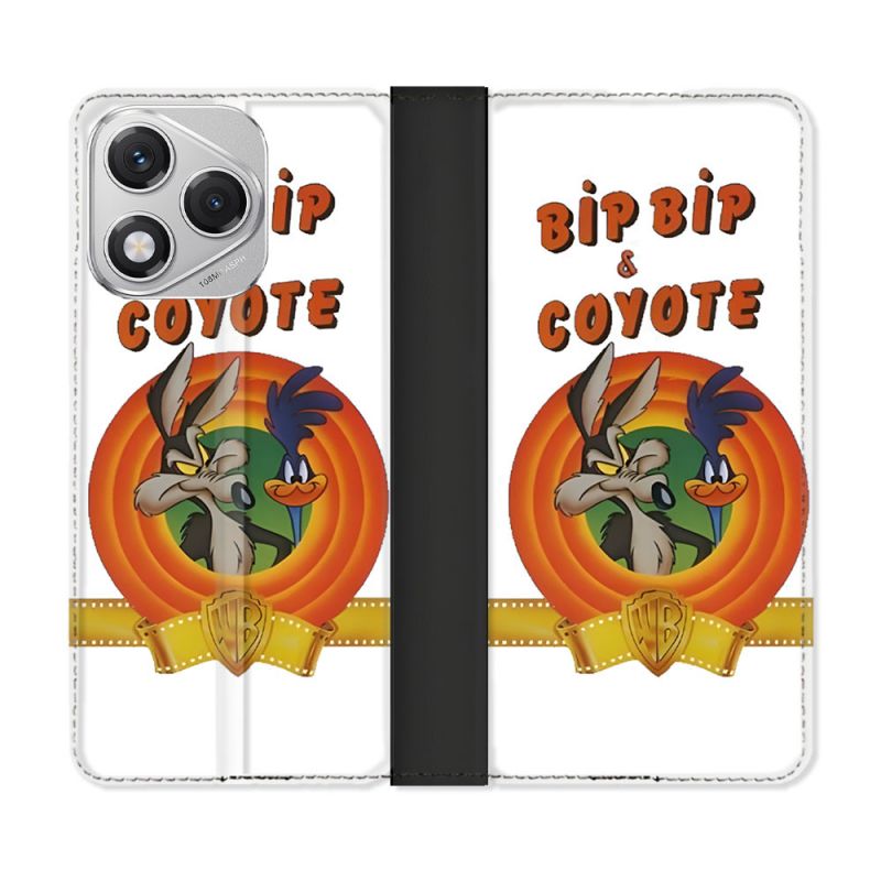 Housse cuir portefeuille Pour Honor 400 Lite 5G Bip Bip Coyote