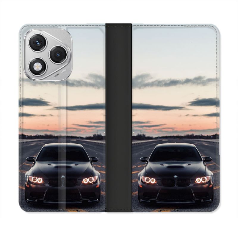 Housse cuir portefeuille Pour Honor 400 Lite 5G BMW Serie