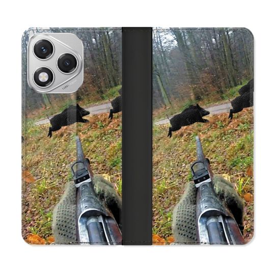Housse cuir portefeuille Pour Honor 400 Lite 5G Chasse Vision Tir