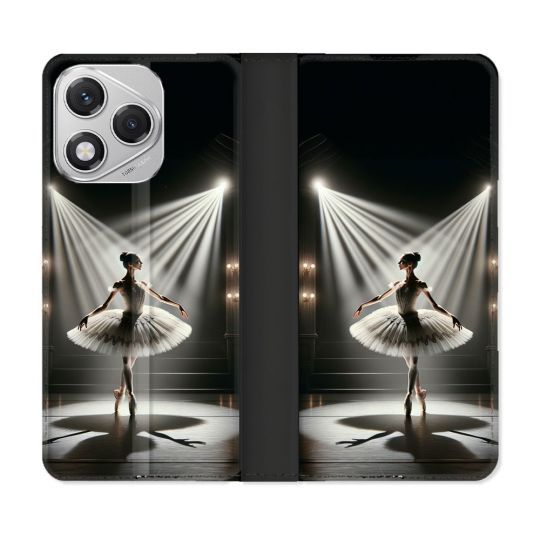 Housse cuir portefeuille Pour Honor 400 Lite 5G Danseuse Lumière
