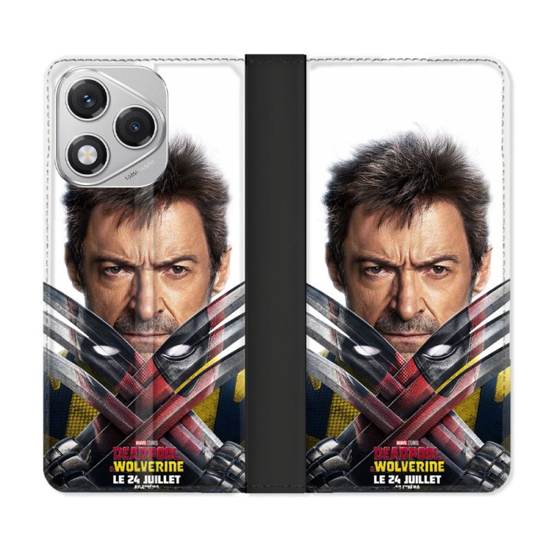 Housse cuir portefeuille Pour Honor 400 Lite 5G Deadpool Affiche