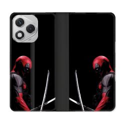Housse cuir portefeuille Pour Honor 400 Lite 5G Deadpool Epee