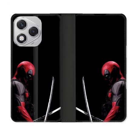 Housse cuir portefeuille Pour Honor 400 Lite 5G Deadpool Epee