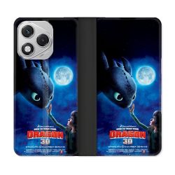 Housse cuir portefeuille Pour Honor 400 Lite 5G Dragons Affiche