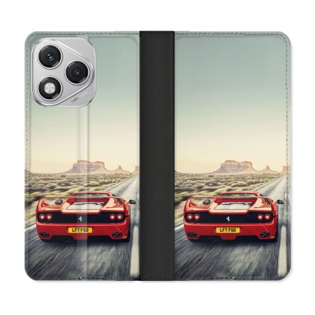 Housse cuir portefeuille Pour Honor 400 Lite 5G Ferrari F50