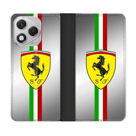 Housse cuir portefeuille Pour Honor 400 Lite 5G Ferrari Ligne