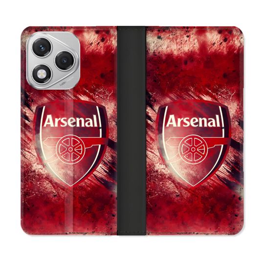 Housse cuir portefeuille Pour Honor 400 Lite 5G Foot Arsenal