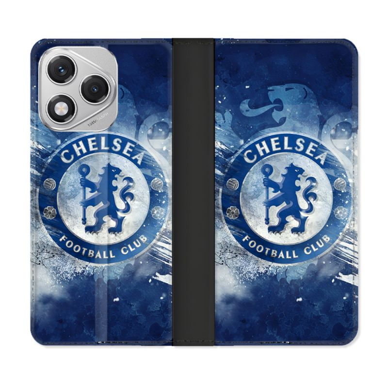 Housse cuir portefeuille Pour Honor 400 Lite 5G Foot Chelsea