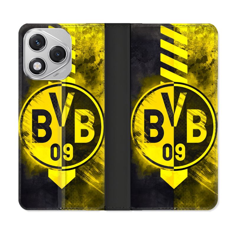 Housse cuir portefeuille Pour Honor 400 Lite 5G Foot Dortmund