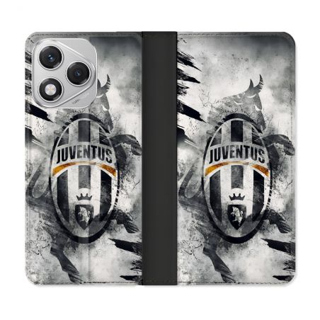 Housse cuir portefeuille Pour Honor 400 Lite 5G Foot Juventus Turin