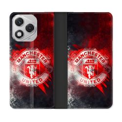 Housse cuir portefeuille Pour Honor 400 Lite 5G Foot Manchester United