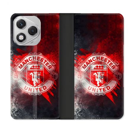 Housse cuir portefeuille Pour Honor 400 Lite 5G Foot Manchester United