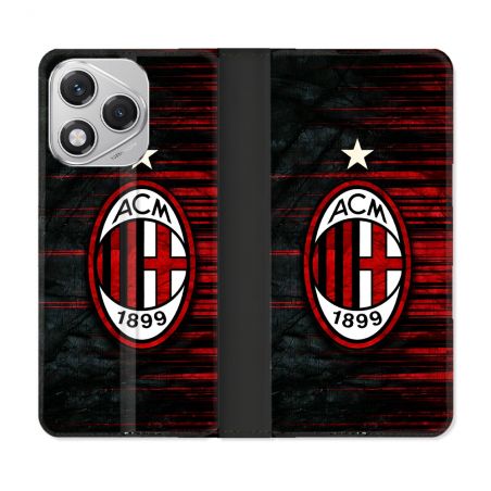 Housse cuir portefeuille Pour Honor 400 Lite 5G Foot Milan AC