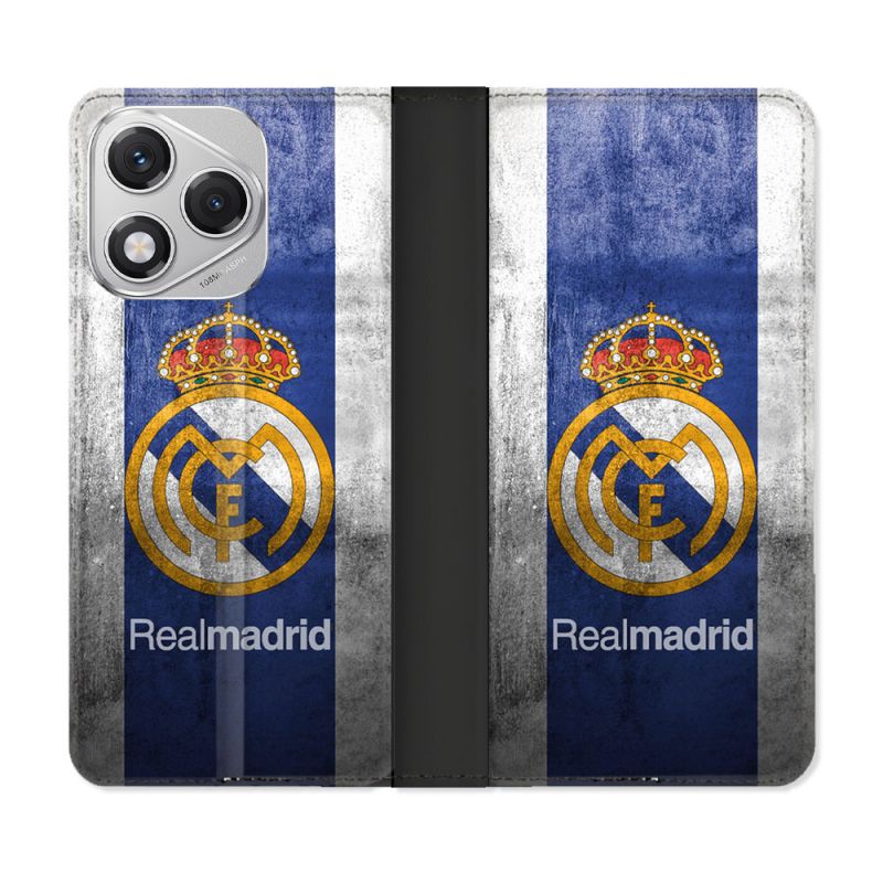 Housse cuir portefeuille Pour Honor 400 Lite 5G Foot Real Madrid
