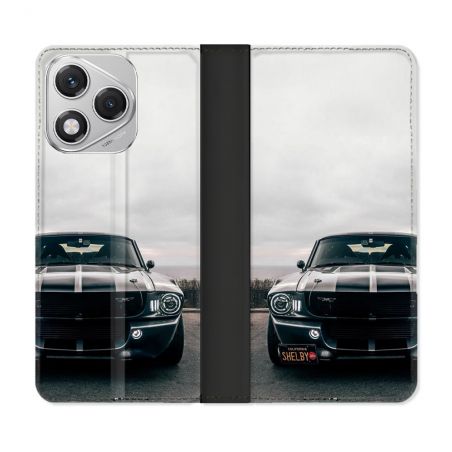 Housse cuir portefeuille Pour Honor 400 Lite 5G Ford Mustang GT500 Vintage