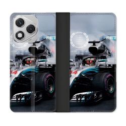 Housse cuir portefeuille Pour Honor 400 Lite 5G Formule 1 F1 Mercedes Petronas