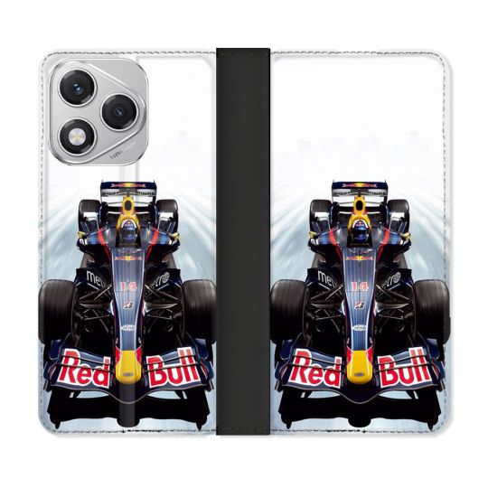 Housse cuir portefeuille Pour Honor 400 Lite 5G Formule 1 F1 Red Bull