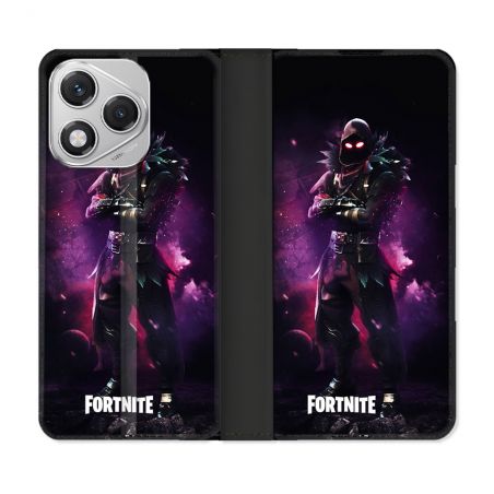 Housse cuir portefeuille Pour Honor 400 Lite 5G Fortnite Raven