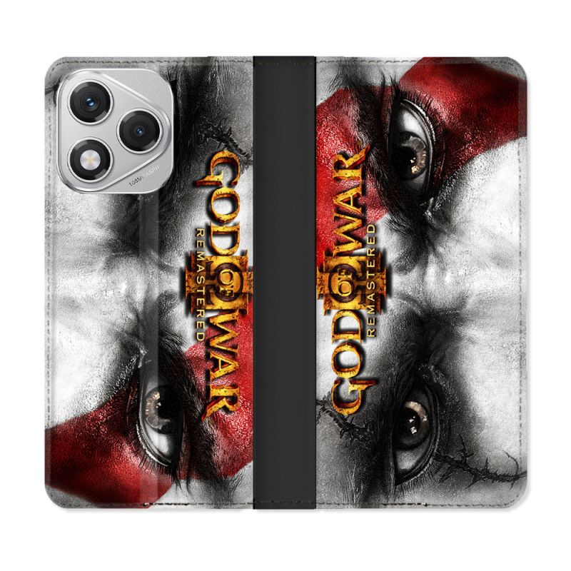 Housse cuir portefeuille Pour Honor 400 Lite 5G God Of War GOW