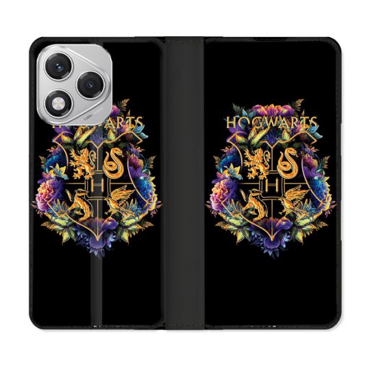 Housse cuir portefeuille Pour Honor 400 Lite 5G Harry Potter Hogwarts