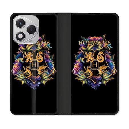 Housse cuir portefeuille Pour Honor 400 Lite 5G Harry Potter Hogwarts