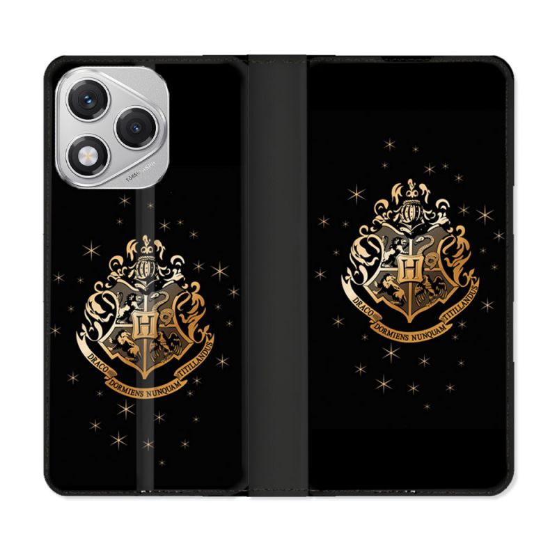 Housse cuir portefeuille Pour Honor 400 Lite 5G Harry Potter Poudlard