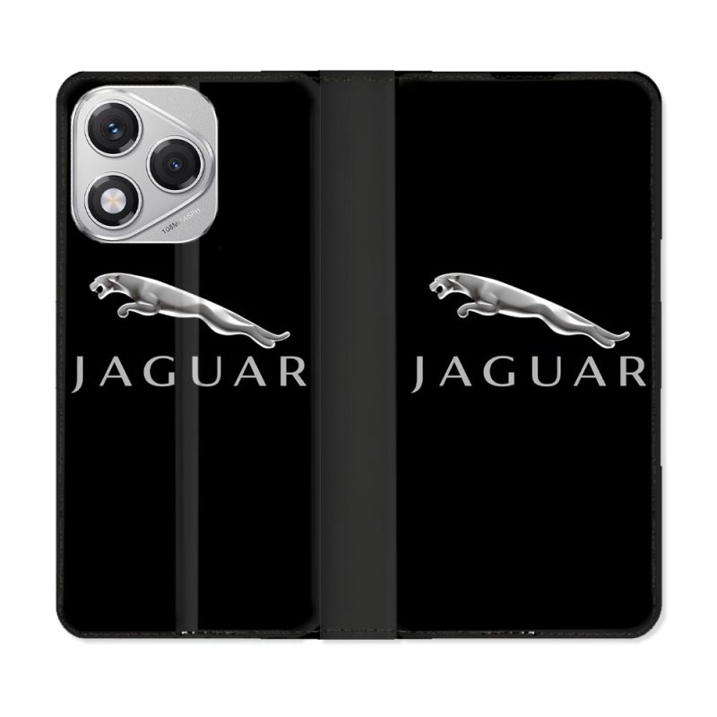 Housse cuir portefeuille Pour Honor 400 Lite 5G Jaguar