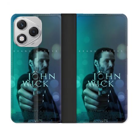 Housse cuir portefeuille Pour Honor 400 Lite 5G John Wick