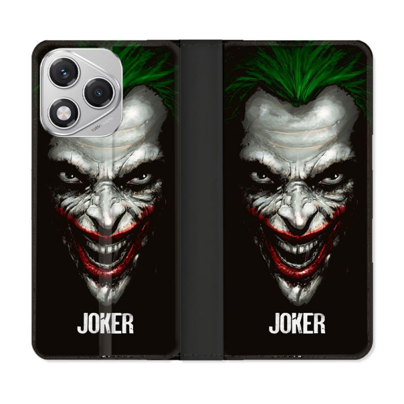 Housse cuir portefeuille Pour Honor 400 Lite 5G Joker Noir