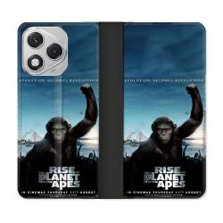 Housse cuir portefeuille Pour Honor 400 Lite 5G La Planete Des Singes