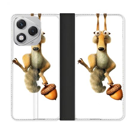 Housse cuir portefeuille Pour Honor 400 Lite 5G L'âge de Glace Scratch Suspendu