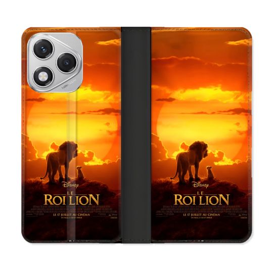 Housse cuir portefeuille Pour Honor 400 Lite 5G Le Roi Lion Affiche