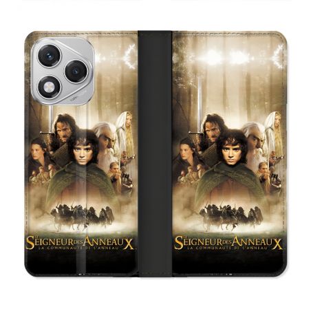 Housse cuir portefeuille Pour Honor 400 Lite 5G Le seigneur Des Anneaux Affiche