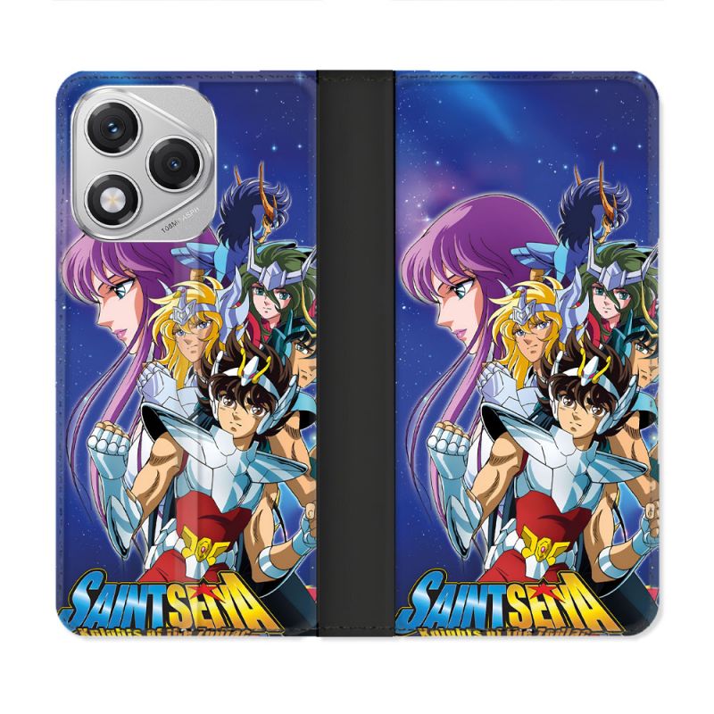 Housse cuir portefeuille Pour Honor 400 Lite 5G Les Chevaliers Du Zodiaque