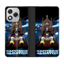 Housse cuir portefeuille Pour Honor 400 Lite 5G Manga Capitaine Albator