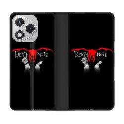 Housse cuir portefeuille Pour Honor 400 Lite 5G Manga Death Note Noir