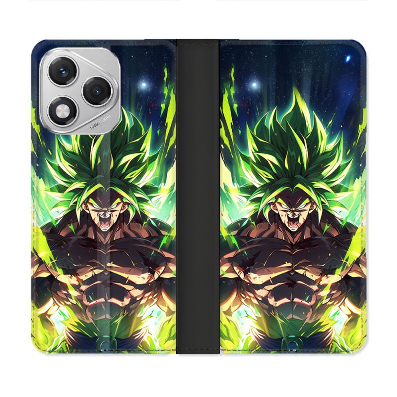 Housse cuir portefeuille Pour Honor 400 Lite 5G Manga Dragon Ball Broly