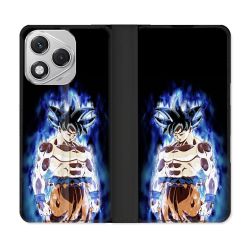 Housse cuir portefeuille Pour Honor 400 Lite 5G Manga Dragon Ball Sangoku Noir