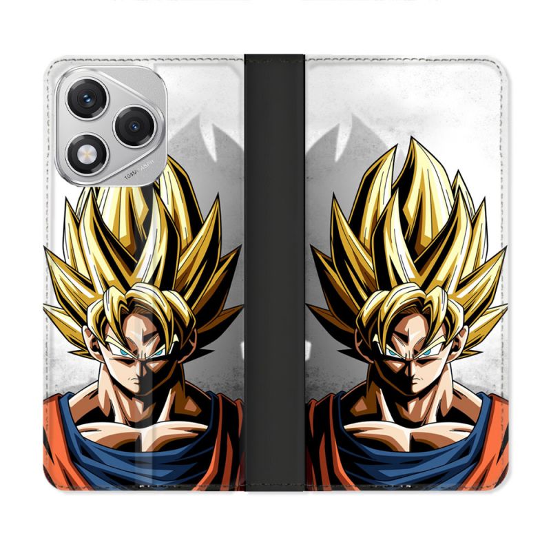 Housse cuir portefeuille Pour Honor 400 Lite 5G Manga Dragon Ball Sangoku Portrait