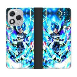 Housse cuir portefeuille Pour Honor 400 Lite 5G Manga Dragon Ball Vegeta Bleu