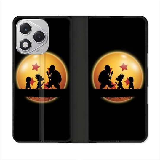 Housse cuir portefeuille Pour Honor 400 Lite 5G Manga Dragon Ball Vintage