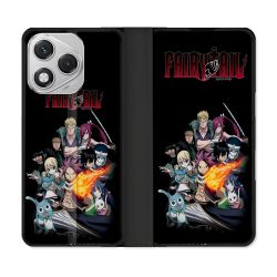 Housse cuir portefeuille Pour Honor 400 Lite 5G Manga Fairy Tail Logo Team