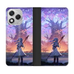 Housse cuir portefeuille Pour Honor 400 Lite 5G Manga Frieren