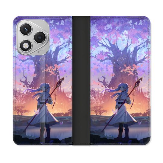 Housse cuir portefeuille Pour Honor 400 Lite 5G Manga Frieren