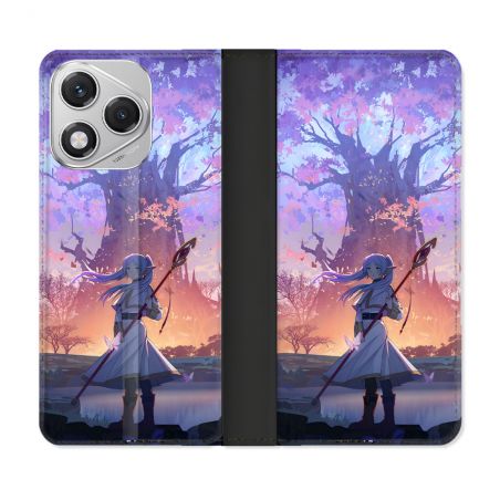 Housse cuir portefeuille Pour Honor 400 Lite 5G Manga Frieren